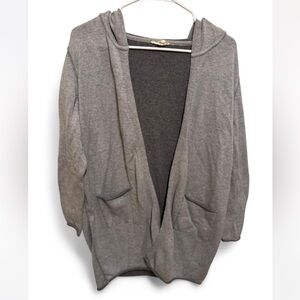 Eileen Fisher Grey Organic Knit Sweater cardigan
